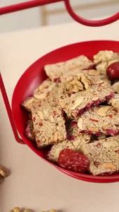 Yam and Poria eight-treasure nutritional cake red date goji berry sesame cut cake pastry  Yam Poria Bazhen Nutrition Cake Red Dates Wolfberry Sesame Pastry