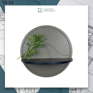 Kệ gỗ decor treo tường trang trí bàn học phòng khách phòng ngủ nhà bếp để sách không cần khoan Molago TB-X