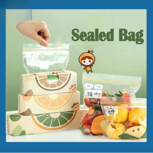 Leakproof Container Fresh-keeping Bag Kitchen Reusable Zip Lock Bag Plastic Food Storage Bag for Vegetable Fruit Portable