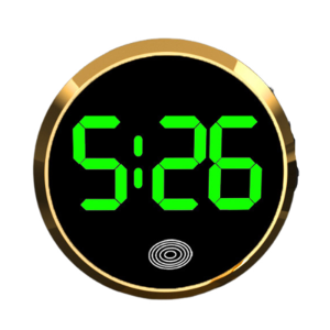OKDEALS01 LED Time Display Car Dashboard Clock Touch-Activated Mini Digital Clock Desk Electronic Clock Novelty LED Electronic Watch For Car Boat Bike Truck