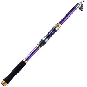 Fishing Rods 1.8-3.3m High Quality Glass Fiber EVA Handle Portable Carp Fishing Pole for Saltwater Fishing Tackle