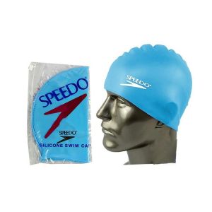 Speedo Topi Renang Silicon Dewasa Anak Allsize Penutup Kepala Renang