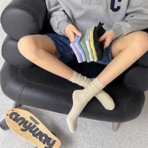 Wave Dot ถุงเท้าฤดูร้อน บรรจุภัณฑ์ตาข่ายขนาดเล็กใสสไตล์บางกลาง เสริมสร้างความสวยงามใหม่สำหรับผู้หญิง