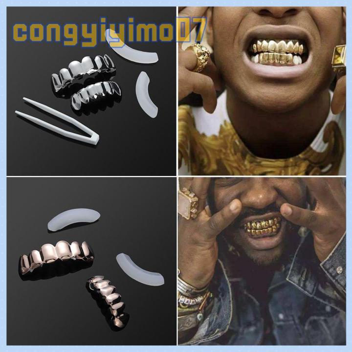 congyiyimo Body Jewelry Vampire Fang Hip Hop Tooth Cap Teeth Grillz Mold Kit Top Bottom Grillz Lazada PH