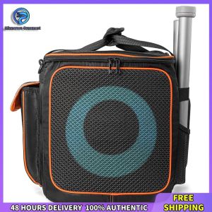 Winnereco JBL Partybox Encore2 Rugged Travel Speaker Bag with Detachable Strap Waterproof Cover for Microphones and Chargers