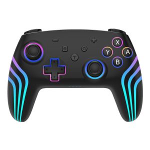 Tay Cầm Game Bluetooth SZ93 LED RGB Không Dây – Gamepad đa kết nối cho PC/Laptop/Android/iOS có rung cho máy tính