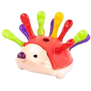 Fine motor skill training toysColor sorting early childhood educational toys for boys and girls hedgehog hand-eye coordination toys for toddlers interactive fun toys for babiesenhance cognitive development ideal for skill building and exploration