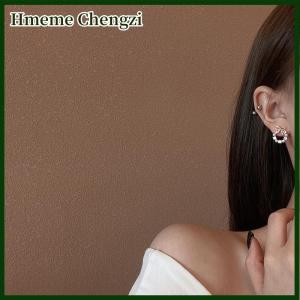 Hmeme Elegant Trendy Wreath Bow Stud Earrings For Women Imitation Jewelry Gift