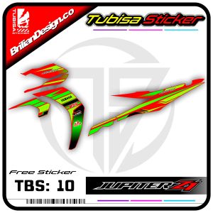 Sticker Striping Jupiter Z1 - Stiker Striping Variasi Motor Jupiter Z1. TBS.10