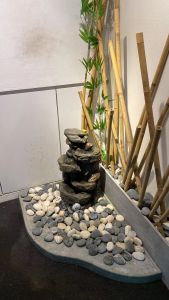 SG seller ready stock indoor outdoor floor standing water fountain water features LED lights instock Fengshui Rocky Design