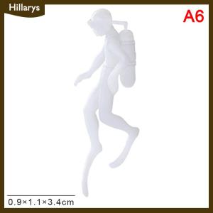 [Hillarys] Diver 3D Micro Landscape Mini Resin Filling Charm Resin Jewelry Making Supplies Silicone Mold Filling Accessories For DIY Resin Crafts
