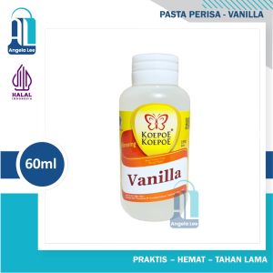 Koepoe Perisa Perasa Pasta Vanilla Vanili Santan Flavoring Koepoe 60ml