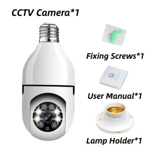 CCTV Camera Connect Cellphone 38o pro cctv camera wifi connect 360 Light Bulb with Voice and Speaker Outdoor CCTV Camera no need Internet  CCTV Camera Bulb 1080P BUY 1 TAKE 1 IP Security Cameras