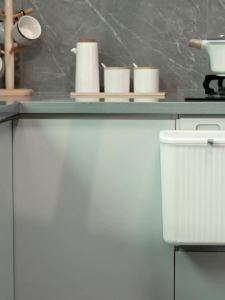 Kitchen trash can hanging storage bin bathroom toilet paper basket kitchen waste wall mounted trash can