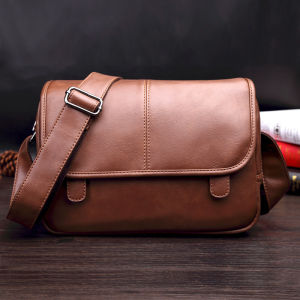 SKM Casual PU Leather Diagonal Waterproof Shoulder Bag BL0548