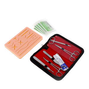 Skin Suture Practice Silicone Pad With Wound Simulated Training Teaching Kit