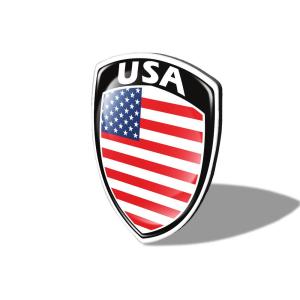 3D Reflective Shield National Flag Sticker Motorcycle Parts Car Decal Decorative Laptop Skateboard Luggage Helmet Sticker Brazil Germany Russia France Philippines China Japan South Korea Thailand U.S.A Portugal