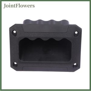JointFlowers ด้ามจับด้านข้างลำโพงพลาสติกสีดำ1ชิ้นสำหรับตู้ลำโพงเคสเครื่องขยายเสียงสำหรับเปลี่ยนกีตาร์มือจับด้านข้างทนทาน