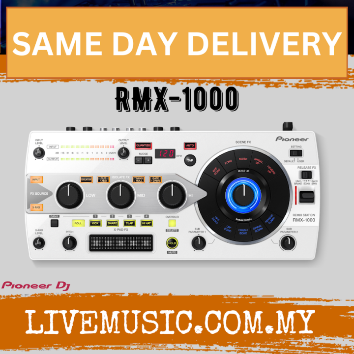 Pioneer DJ RMX-1000 Performance Effects System - White / Black