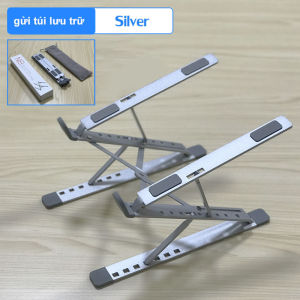 Giá đỡ laptop N8 2 tầng bằng nhôm cao cấp có thể điều chỉnh độ cao thích hợp cho Laptop Macbook Máy tính bảng