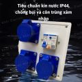 hộp nguồn công nghiệp 16A,hộp điện công trường,ổ phích cắm công nghiệp,hộp điện thi công,taplo công nghiệp.bộ chia nguồn. 