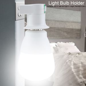 E27 Screw Lamp Socket with Switch Wall Type Universal LED Lamp Holder Plug Convertible