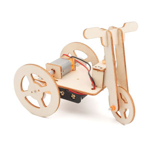 3D Wooden Puzzles Toy DIY Assembly Bicycle Electric Tricycle Model Childrens Science Educational Toys Kids Boys Birthday Gifts