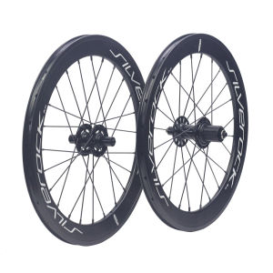 SILVEROCK SR42 Alloy Wheels 20in 406 Rim Caliper Brake Aero High Profile Seemless Welding 42mm for Birdy New Classic Plus Folding Bike Wheelset