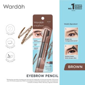 WARDAH EYEBROW PENCIL ALIS 1WARDAH EyeXpert Eye Brow Pencil with Brush