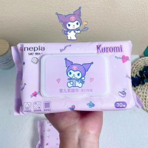 Big Pack Cotton 80 Series Large Pack Wipes pure water cleaning wipes Opening & closing lid design mother&baby