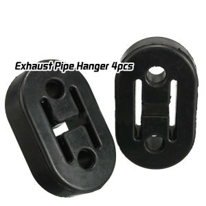 Universal 4Pcs Car Exhaust Hanger Bushing Heavy Duty Car Exhaust Tail Pipe Muffler Hanger 2 Holes
