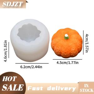 SDJZT 3D Mini Bí Ngô Hình Dạng Silicone Khuôn Halloween Đảng Trang Trí Fondant Mousse Handmade Tự Làm Bánh Sô Cô La Khuôn Có Thể Giặt