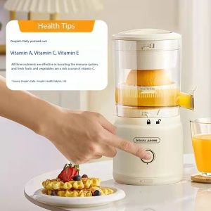 Juicer Small Household Wireless Portable Orange Juice Machine Full-automatic Multifunctional Slag-free