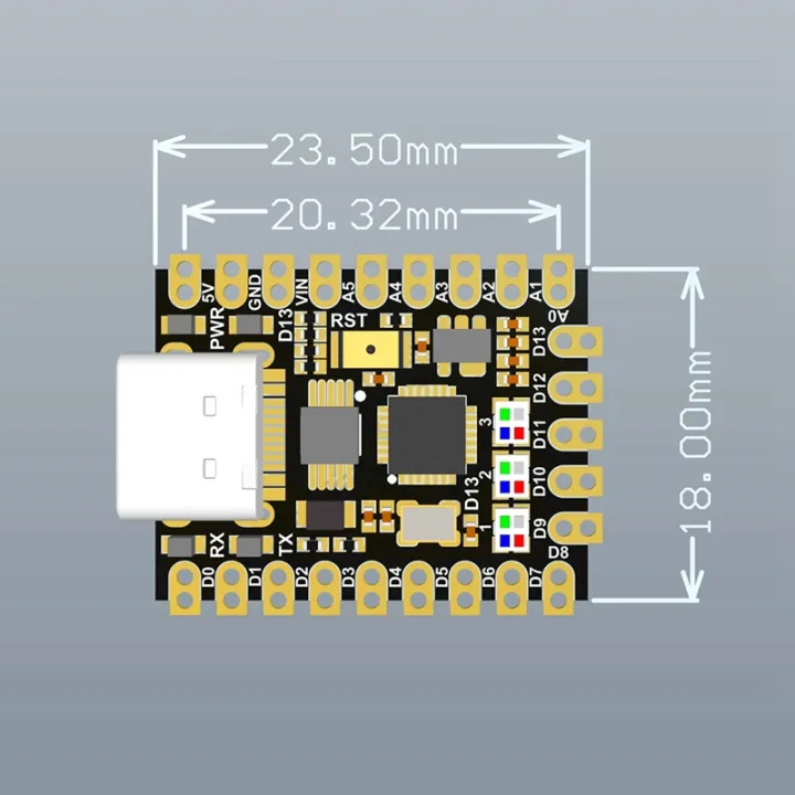 Super Mini Microcontroller Microcontroller Board for Supermini Nano Mini Atmega328p Chip CH340 ...