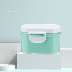 Baby Milk Powder Box Airtight with Spoon BPA Free Double Cover 400g / 200g Food Storage Portable Container Tank MY171