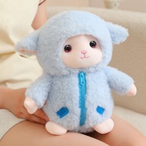 JIMEIXIAN01 Sheep Sheep Plush Toy Skin Friendly Plush Baby Toy Cute Stuffed Sheep Kids Play