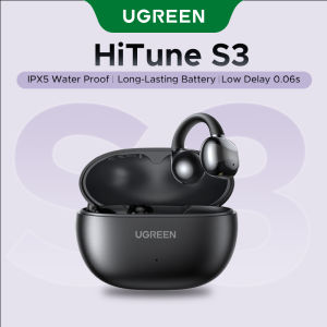 UGREEN HiTune S3 IPX5 Bluetooth 5.4 Open Ear Clip Wireless Earbuds Bluetooth Sports Earphones Headphones in Mic with Earhooks & Ear Hook