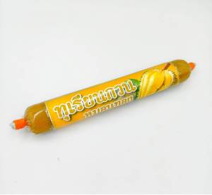 ทุเรียนกวนหมอนทองแท้ 100 % ไม่มีสารกัดสีและสารกันบูด ขนาด 500 กรัม 300 กรัม และ 150 กรัม รสชาติแท้