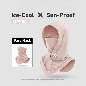 PAYONG KAPATID In Stock |Sunscreen Full Face Mask Ice Silk Sun Hood – Ultra-Thin Breathable & Helmet-Friendly for Cycling & Outdoor Use