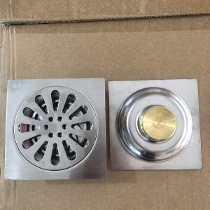 [Chống ngập - Chống côn trùng] Hố ga Phễu thoát sàn chống mùi hôi bằng inox 304 Hố ga lò xo chống trào ngược nước