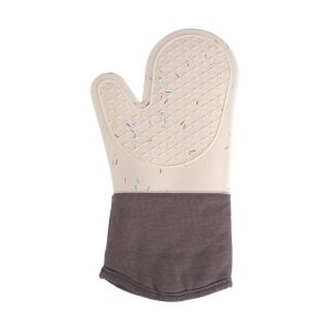 ZYJC Heat Insulation Microwave Gloves Pink Plaid Anti Scalding Oven Gloves Kitchen Essentials Professional Silicone Gloves Kitchen