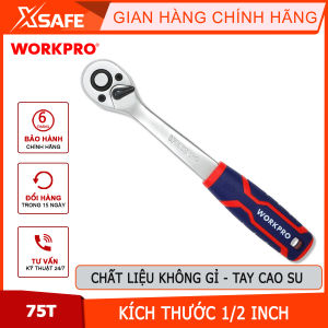 Tay vặn ốc tự động đảo chiều 1/2 inch cán nhựa 72T Workpro - WP271012