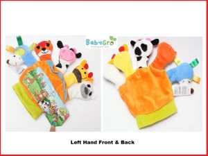 Babygro Dolery Cute Animals Hand Finger Glove Puppet Toys