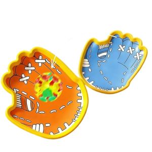 MACRAMEX Luminous Suction Cup Racket Toy Cartoon Hand Eye Coordination Sticky Ball Racket Set  with Balls Outdoor Sports Toy Childrens Educational Ball Toys