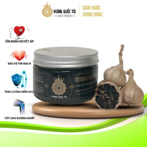 Tỏi Đen Lý Sơn Mật Ong - Vương Quốc Tỏi chính hiệu - hộp 250ml ngừa viên họng phòng cảm cúm tốt cho dạ dày tim mạch tăng sức đề kháng - thực phẩm vàng cho sức khoẻ