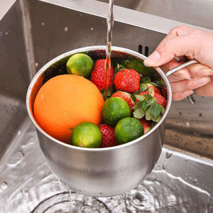 Stainless Steel Sink Drain Basket Strainer Dish Racks Accessories Kitchen Faucet Food Waste Leftover
