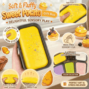 🧁Sticky Box Cake Squishy Toy Large Slow Rebound Cake Squeezable Toy for Restlessness and Stress Relief Ice Cream Box Stress Release Toys
