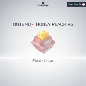 Outemu Honey Peach V3 Linear Switches (Silent  Linear)