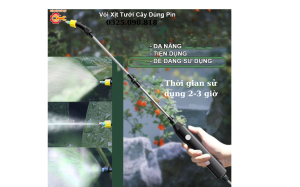 Máy Tưới Cây USB Cầm Tay - Bền Bỉ Tiện Lợi với 2-3 Giờ Sử Dụng