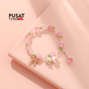 Gelang Kristal Daisy Flowers Fashion Korean Lucu Karakter Wanita Terbaru Kekinian | PUSAT TIMUR